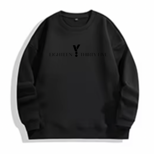 Oversized Crew Neck Sweatshirt